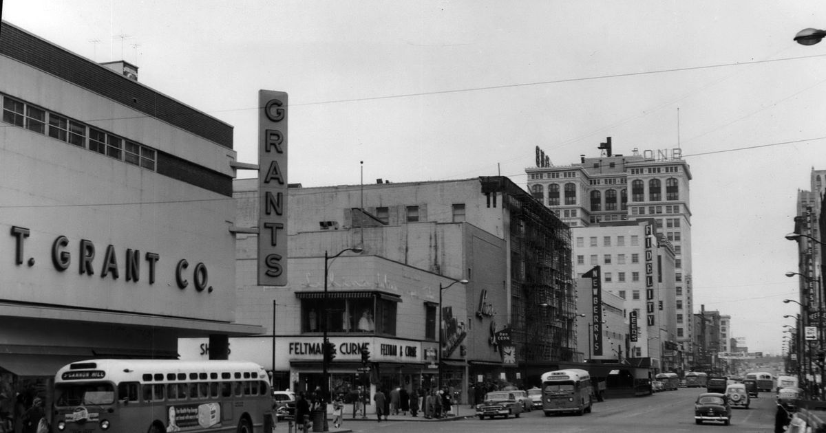 Then and Now W.T. Grant Company The SpokesmanReview