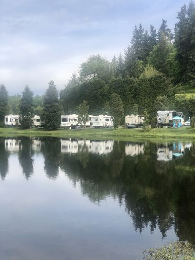 Lake Pleasant RV Park in Bothell fills up quickly during warm weather months. (Leslie Kelly)