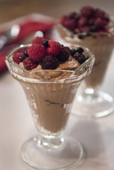 For a rich and decadent dessert without refined sugar, try this simple mousse, made from combining avocado and chocolate. It comes from Cherie Calbom's latest book. 