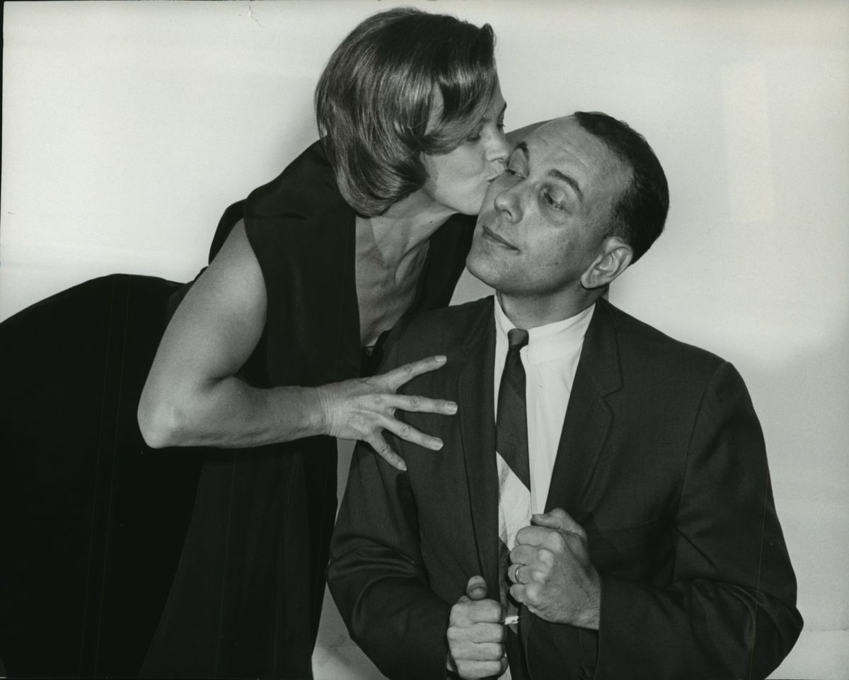 Betty Tomlinson and Archie Rutherford are pictured for a Spokane Civic Theatre production of “The World Of Carl Sandburg.”  (Cowles Publishing)