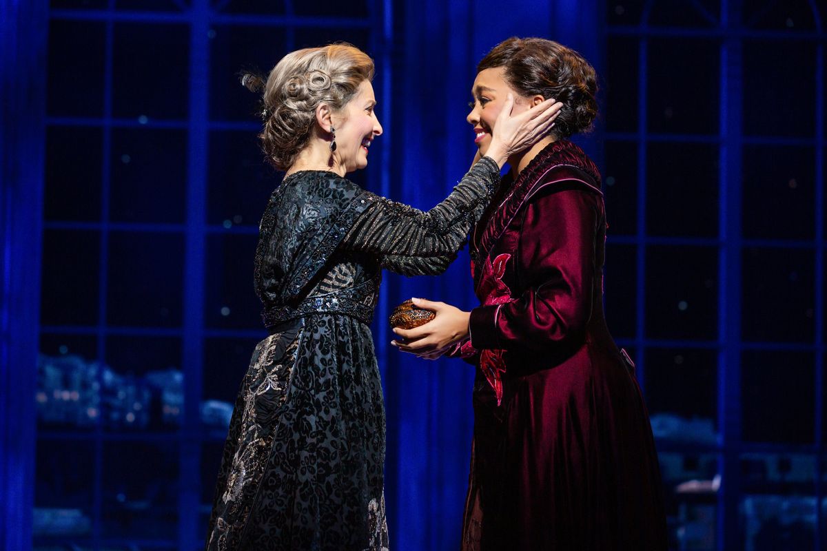 Gerri Weagraff (Dowager Empress) and Kyla Stone (Anya) in the North American tour of the musical “Anastasia,” at First Interstate Center for the Arts from Tuesday through Jan. 2.  (Jeremy Daniel)
