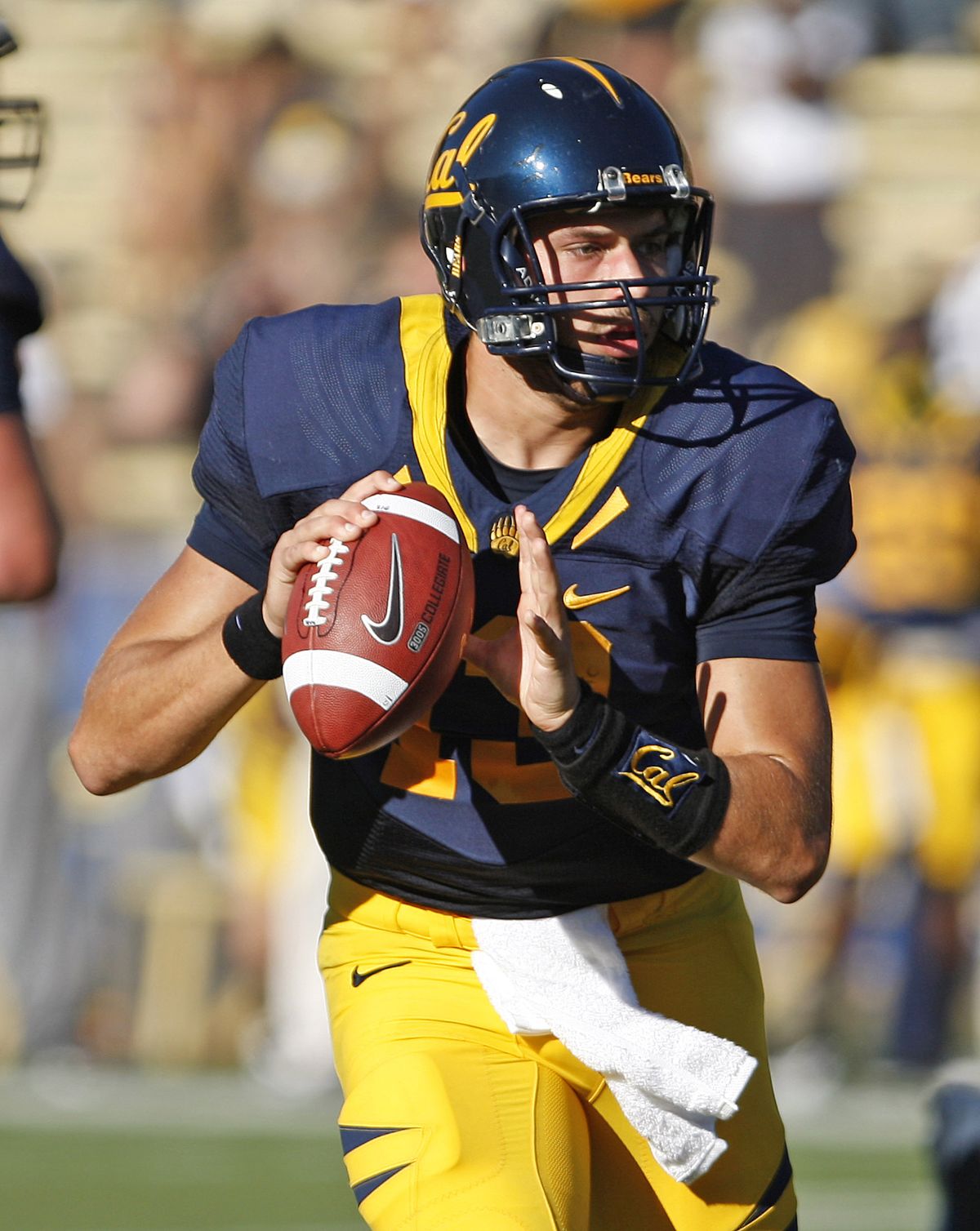 California quarterback Kevin Riley scrambles out of the pocket during the second half against WSU in Berkeley, Calif. (Ben Margot / Associated Press)