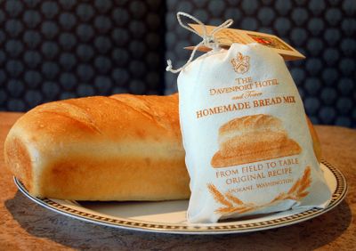 A new bread mix from the Davenport Hotel features ingredients sourced within 50 miles of the downtown Spokane hotel. Photos courtesy of the Davenport Hotel and Tower (Photos courtesy of the Davenport Hotel and Tower / The Spokesman-Review)