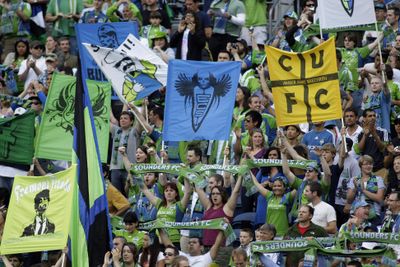 Associated Press The Seattle Sounders expect to draw an average of 33,000 fans to their remaining MLS home matches. (Associated Press / The Spokesman-Review)