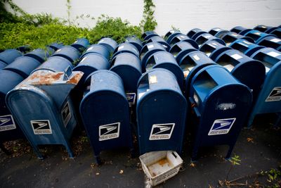 Mailboxes sit in storage  at a U.S. Postal Service mailbox graveyard in Hyattsville, Md. Washington Post (Marcus Yam Washington Post / The Spokesman-Review)