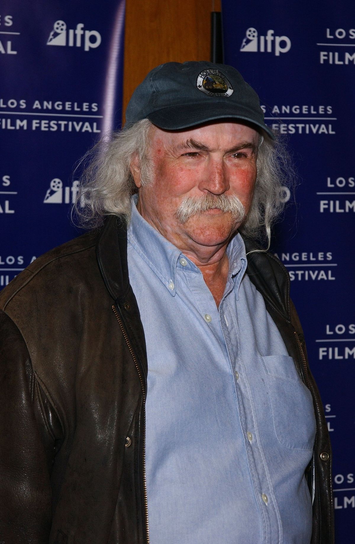 David Crosby attends the special screening of "Fahrenheit 9/11" at the Los Angeles Film Festival in Los Angeles on June 22, 2004. (Lionel Hahn/Abaca Press/TNS)  (LIONEL HAHN/Abaca Press/TNS)