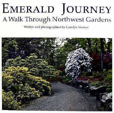 
A trellis of trained pyracantha conceals the garage and acts as a backdrop for an angel statue in Carolyn Starner's garden.
 (Photo courtesy of Carolyn Starner / The Spokesman-Review)