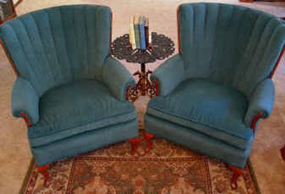 Garage sale finds can become treasured family heirlooms. These chairs were a gift from a sale almost 30 years ago.
(Cheryl-Anne Millsap photo / The Spokesman-Review)
