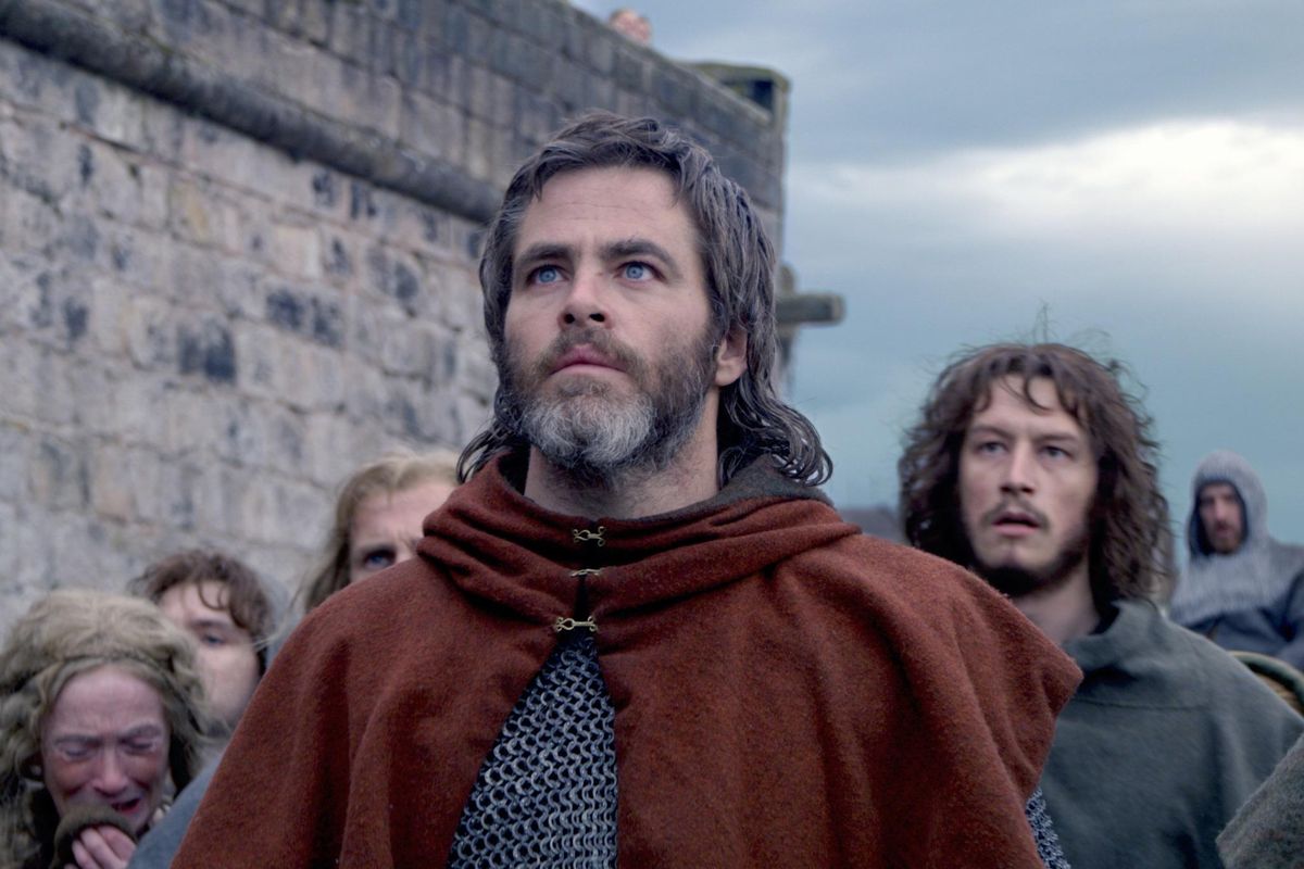 Chris Pine in “Outlaw King.” (Netflix)