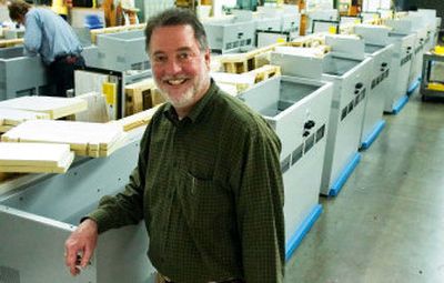
Harold Alexander, CEO of Logan Industries, has helped turn the contract manufacturing company around after the tech bust of 2001. The Spokane Valley firm produces and assembles parts for Boeing, ReliON Inc. and Northern Technologies Inc.
 (Kathryn Stevens / The Spokesman-Review)