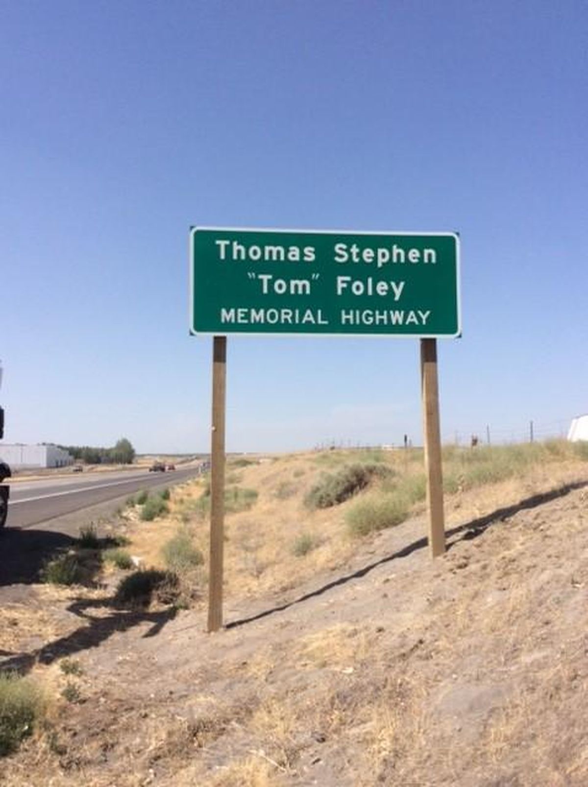 U.S. Highway 395 in Washington state is now called the Thomas S. “Tom” Foley Memorial Highway following a vote by the Legislature this year. (Courtesy Washington state Department of Transportation)