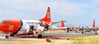 
Aircraft are refueled with fire retardant Sunday  in Prescott, Ariz. Associated Press
 (Associated Press / The Spokesman-Review)