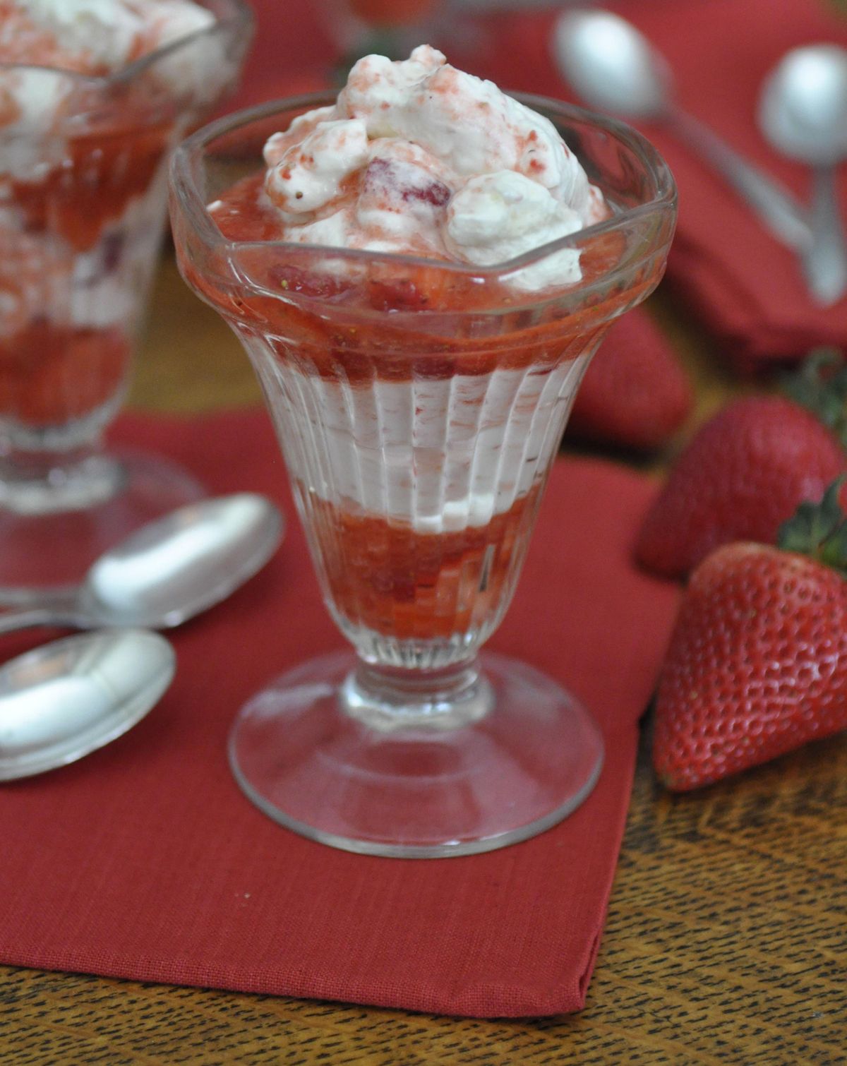 This strawberry fool from Mark Bittman is so easy to make it doesn’t require cooking, just a blender and beaters. (Adriana Janovich / The Spokesman-Review)