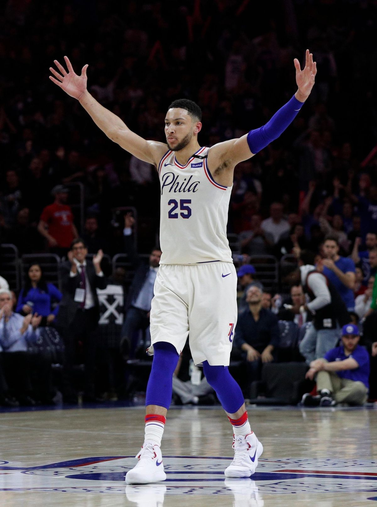 Ben Simmons - Philadelphia 76ers - 2018 NBA Playoffs Game-Worn
