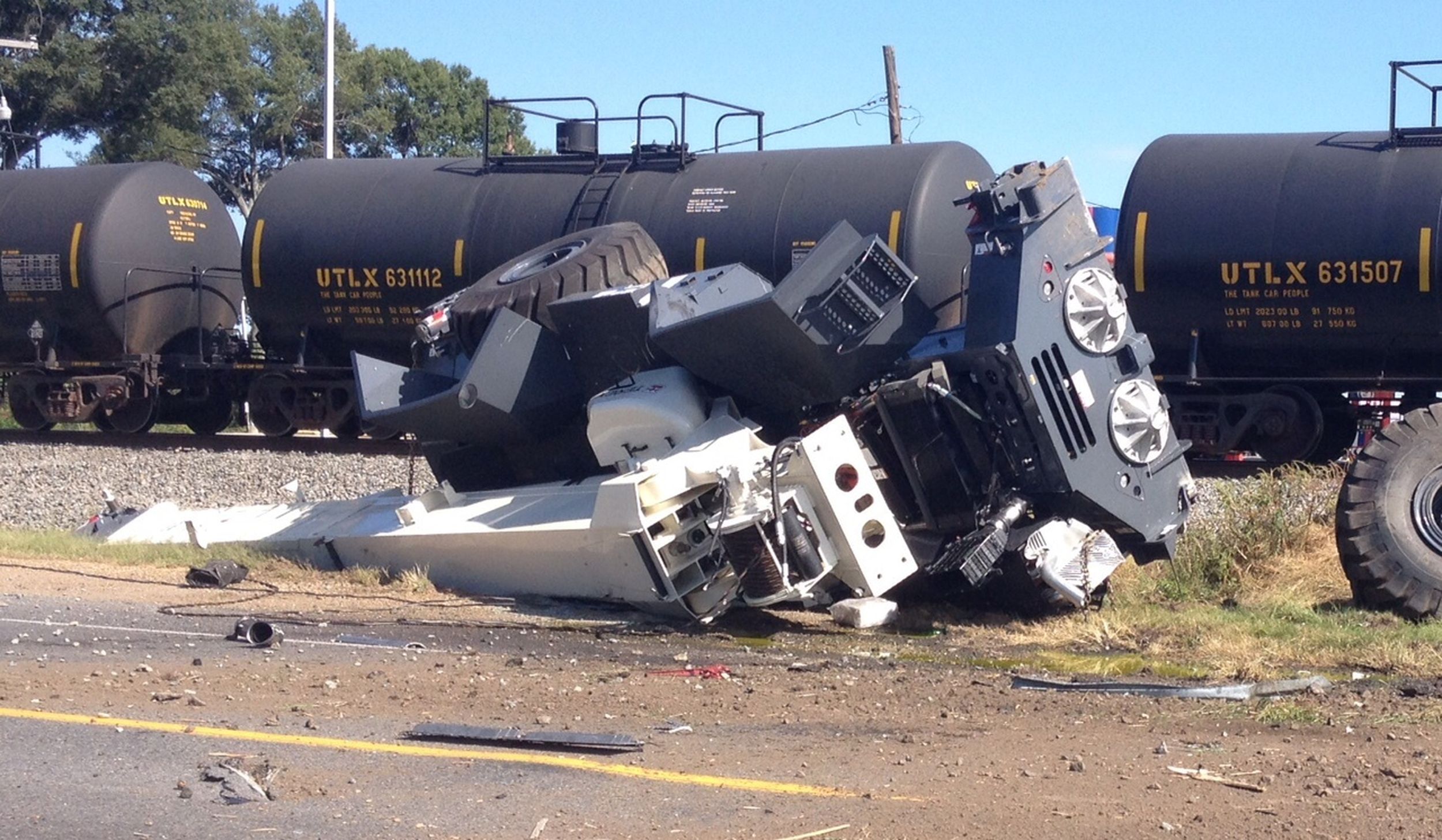 Freight train derails in collision with truck | The Spokesman-Review 