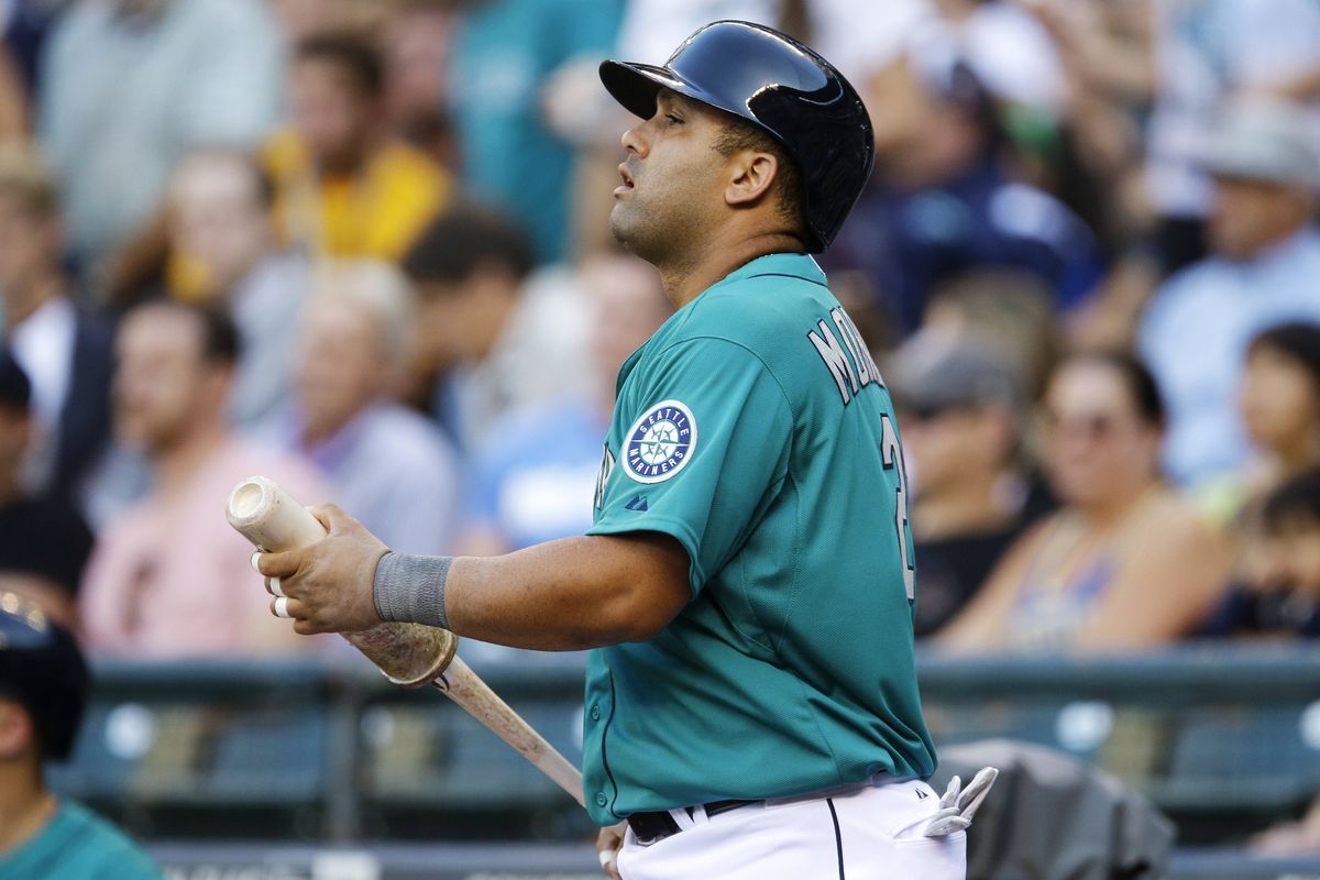 Kendrys Morales played in his first game for the Mariners this season since being acquired in a trade this week. (Associated Press)