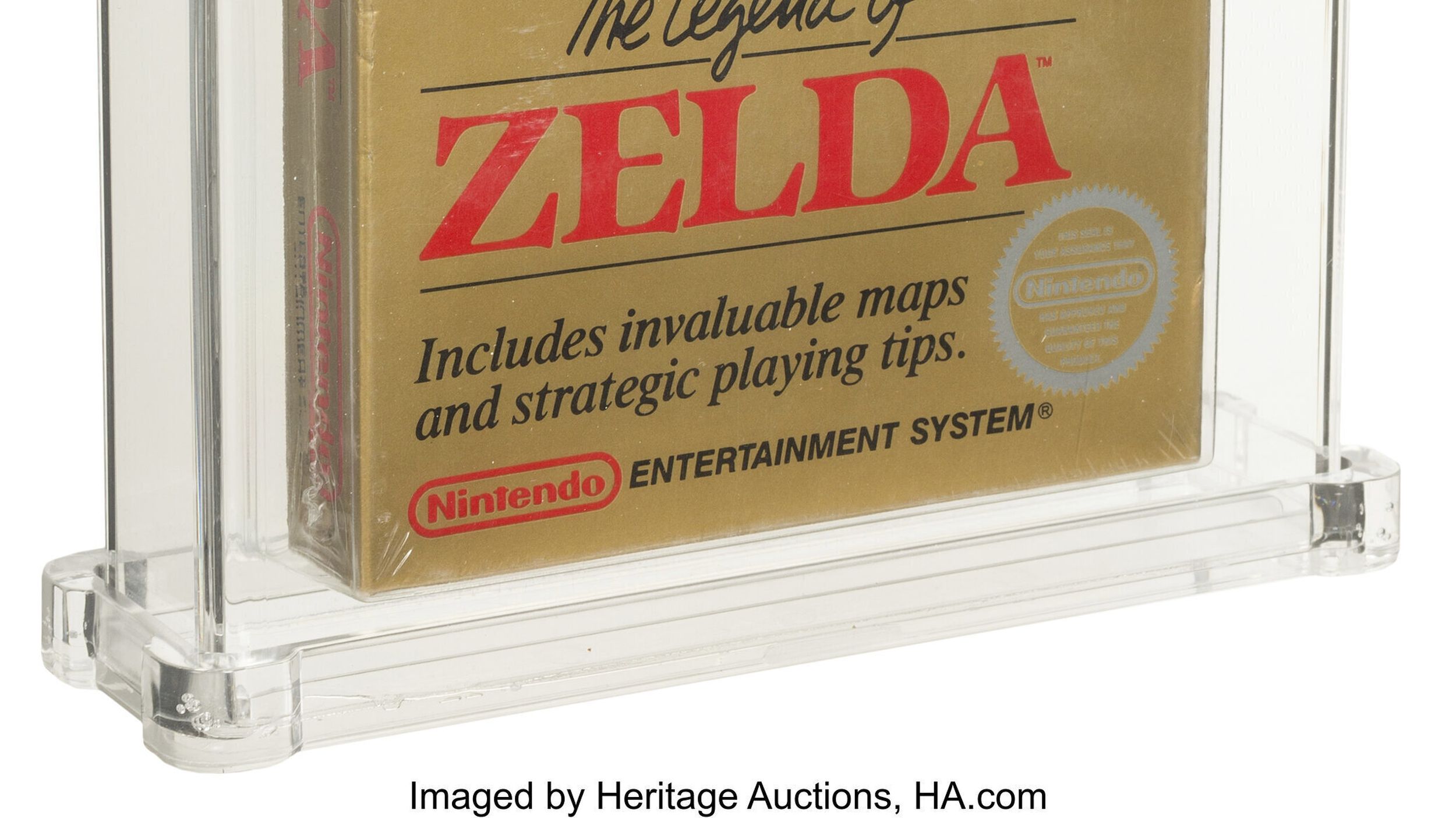 Unopened Legend of Zelda game from 1987 sells for $870,000