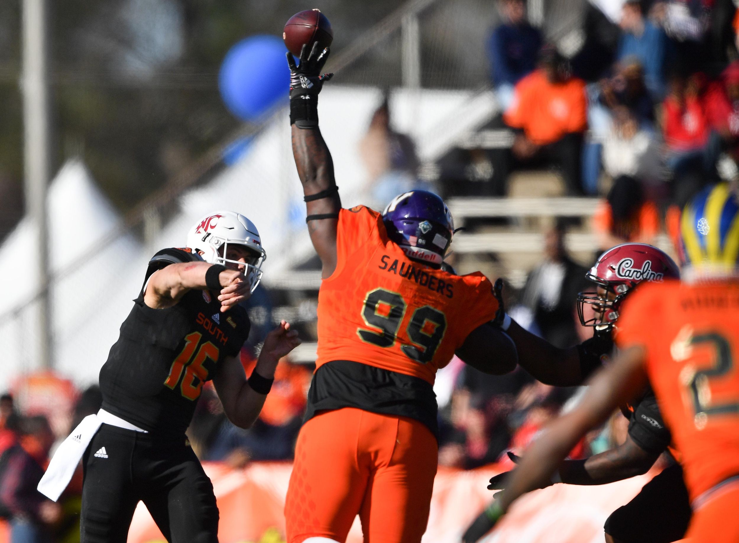 WSU's Gardner Minshew and Andre Dillard in Super Bowl LVII