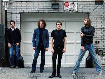 
Music group The Killers poses for a photo in New York. From left are Ronnie Vannucci, Dave Keuning, Brandon Flowers and Mark Stoermer. 
 (File/Associated Press / The Spokesman-Review)