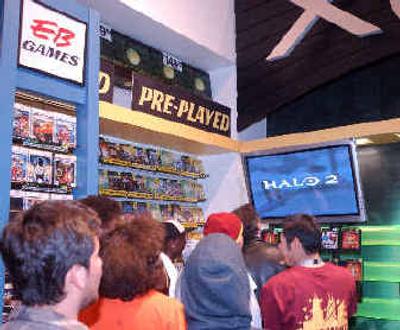 
Gaming fans in southern California wait last week for the release of 
