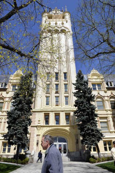 
The Spokane County Courthouse is on West Broadway Avenue. 
 (Dan Pelle / The Spokesman-Review)