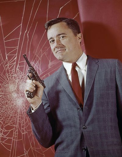In this undated photo, actor Robert Vaughn is photographed in Rome, Italy. Vaughn, the debonair crime-fighter of television's 