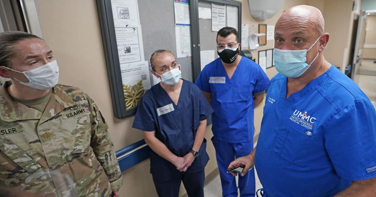 Military Medics Deploy In California Texas As Virus Surges The Spokesman Review