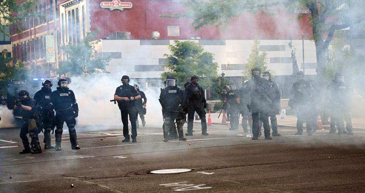 Peaceful protest turns violent in downtown Spokane - May 31, 2020 | The ...