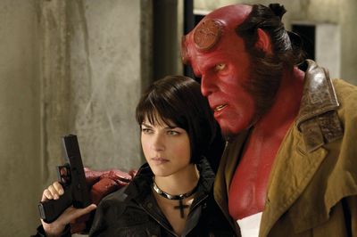 Selma Blair, left, and Ron Perlman return to their ‘Hellboy’ roles for the sequel ‘Hellboy II: The Golden Army.’Associated Press (Associated Press / The Spokesman-Review)