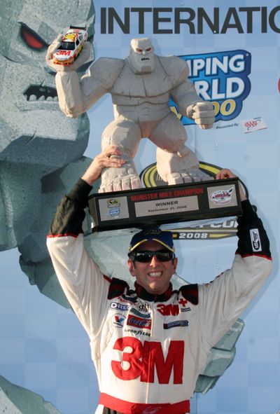 Greg Biffle passed with nine laps left to win in Dover, Del. (Associated Press / The Spokesman-Review)