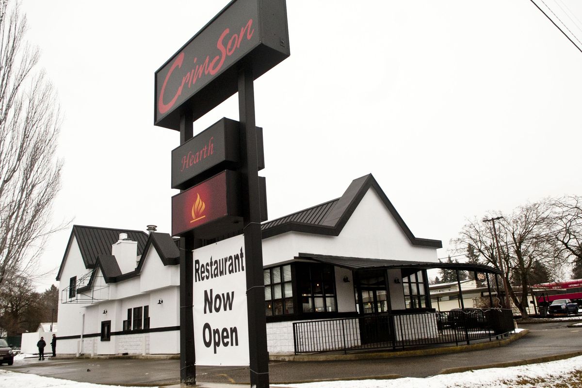 Crimson Hearth, at 11003 E. Sprague Ave. in Spokane Valley, is shown Thursday, Feb. 6, 2020. (Kathy Plonka / The Spokesman-Review)