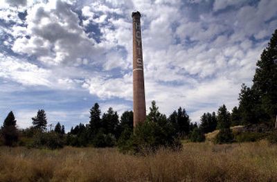 
The historic Hoyt's smokestack stands on a 4-acre piece of land that was recently sold. The new owners say they want to preserve the chimney.
 (Brian Plonka / The Spokesman-Review)