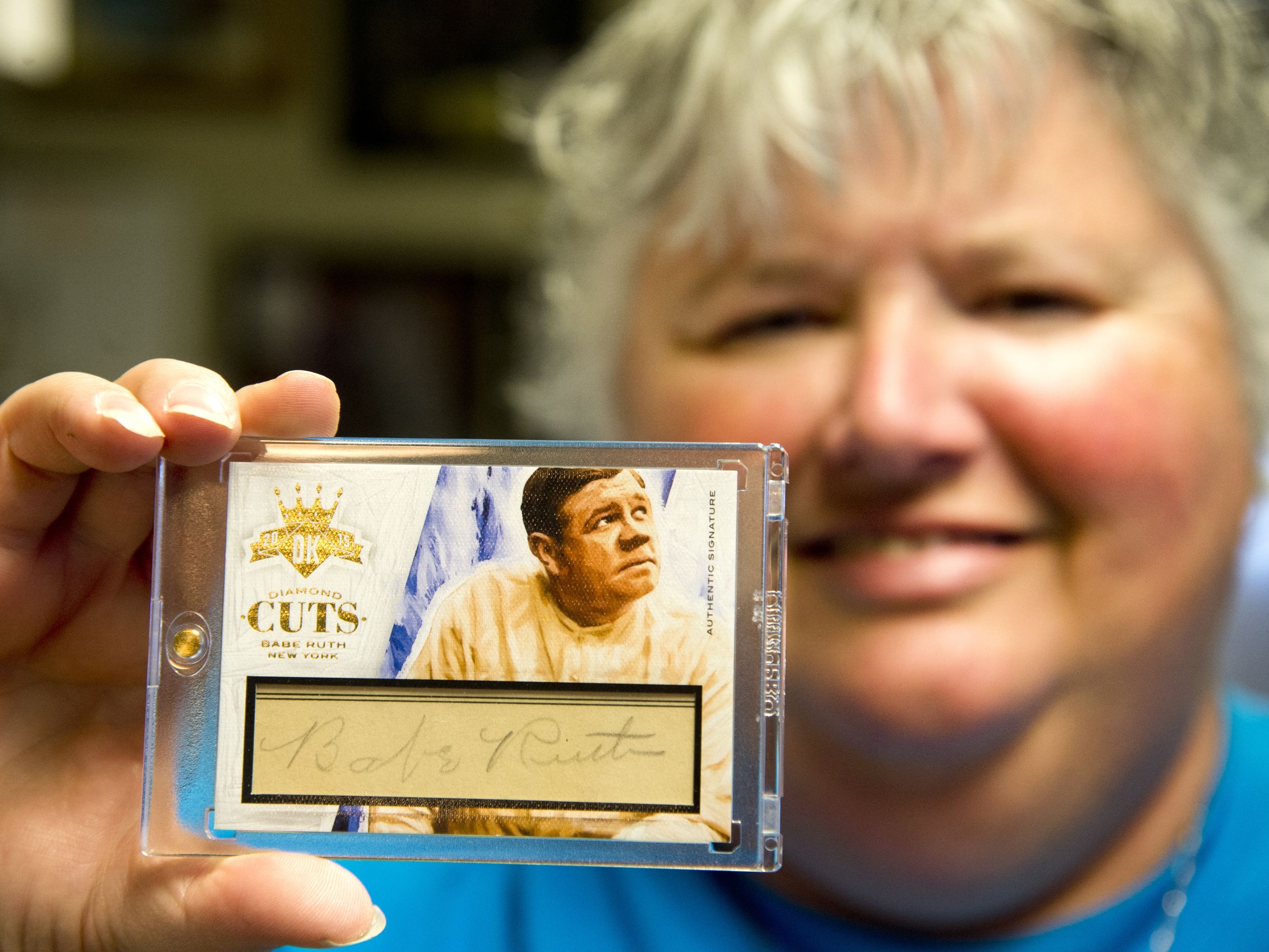 Luck of draw lands valuable Babe Ruth signature card