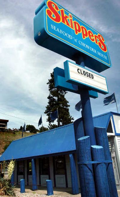 
Skippers Seafood 'n Chowder House at 3316 N. Monroe St. was vacant Monday.
 (The Spokesman-Review)