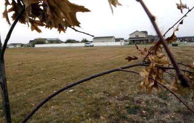 Post Falls is in the planning stages of a new city park on the corner of Howell Road and Grange Avenue.  (Kathy Plonka / The Spokesman-Review)