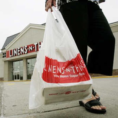 
Clifton, N.J.-based Linens 'n Things will close 120 of its 589 stores operating nationwide. Associated Press
 (Associated Press / The Spokesman-Review)