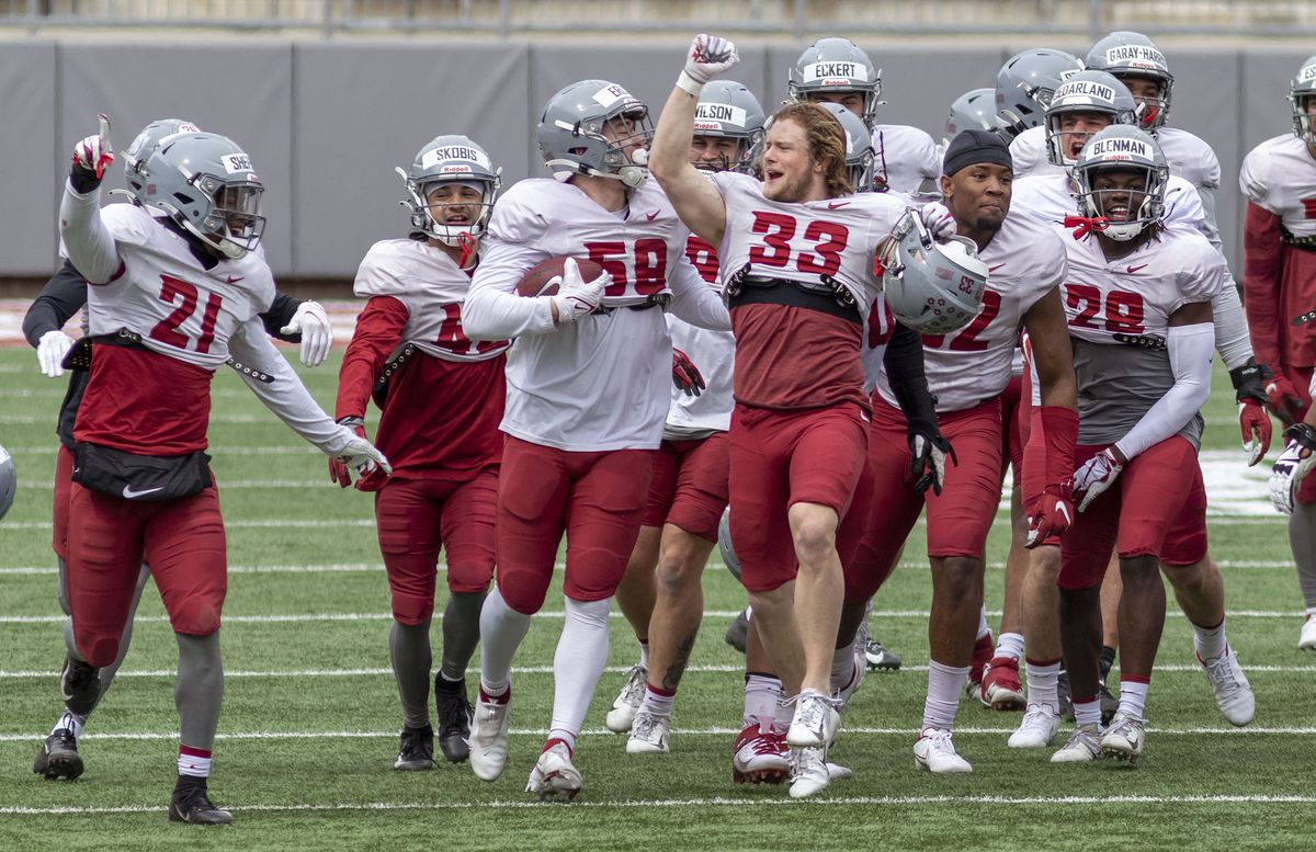 Wsu Football Spring Scrimmage April 16 2022 April 16 2022 The Spokesman Review 