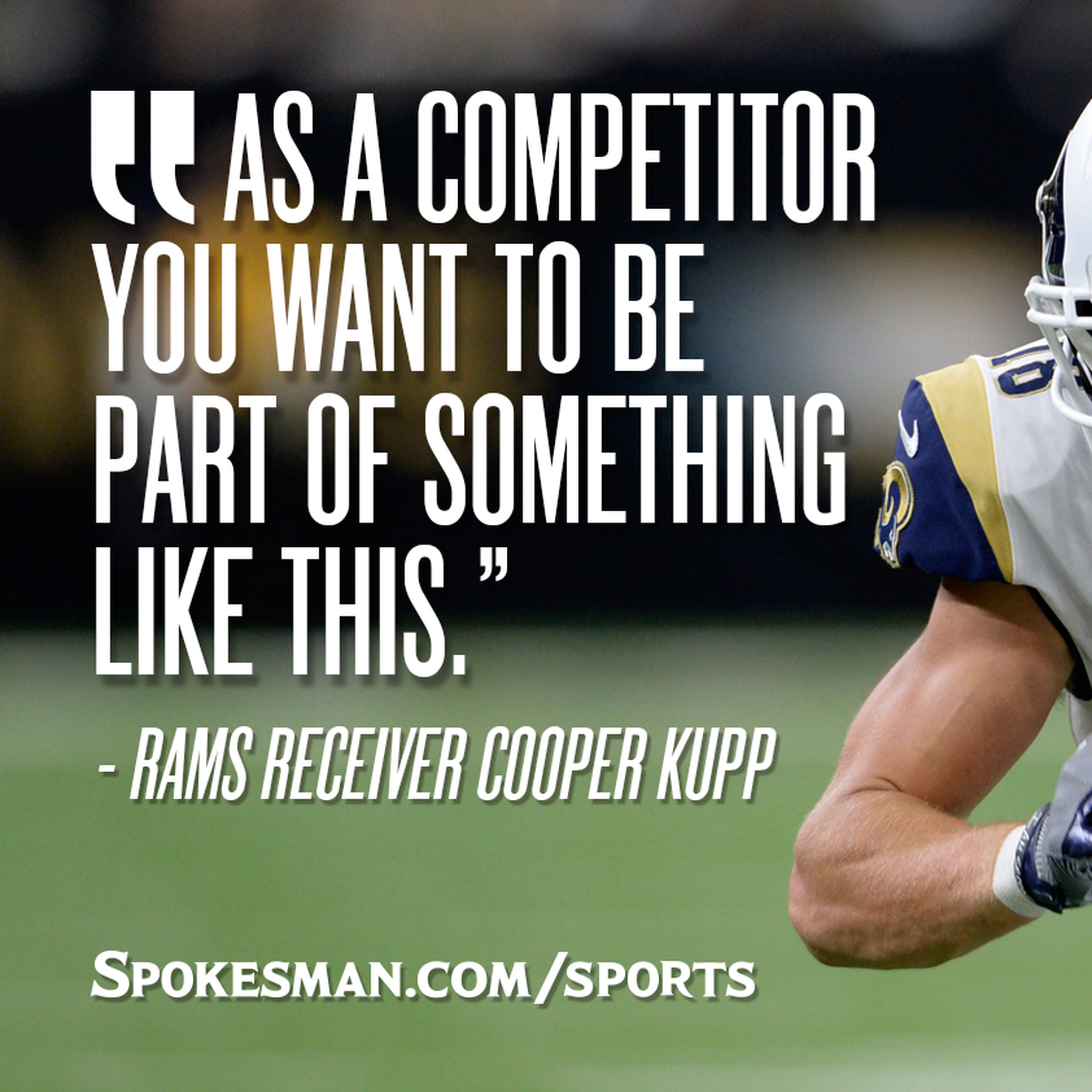 Rams wide receiver Cooper Kupp is No. 4 on NFL Top 100