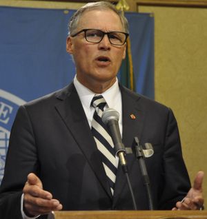 OLYMPIA -- Gov. Jay Inslee calls the Legislature into a second special session, to start May 29, 2015, to reach an agreement on the 2015-17 operating budget. (Jim Camden/Spokesman-Review)