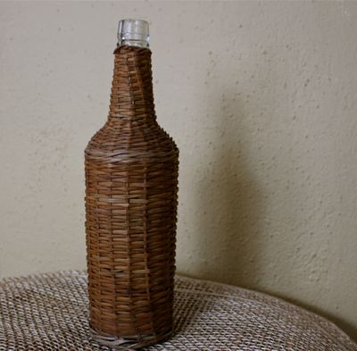 Vintage wicker-wrapped bottle. (Cheryl-Anne Millsap / Photo by Cheryl-Anne Millsap)