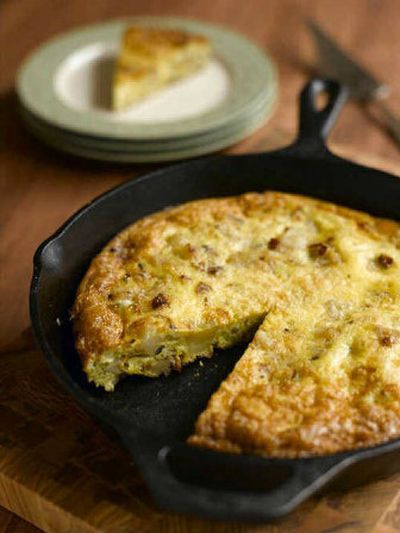 
An adaptable and nutritious dish, a frittata is good for any meal of the day. 
 (Associated Press / The Spokesman-Review)