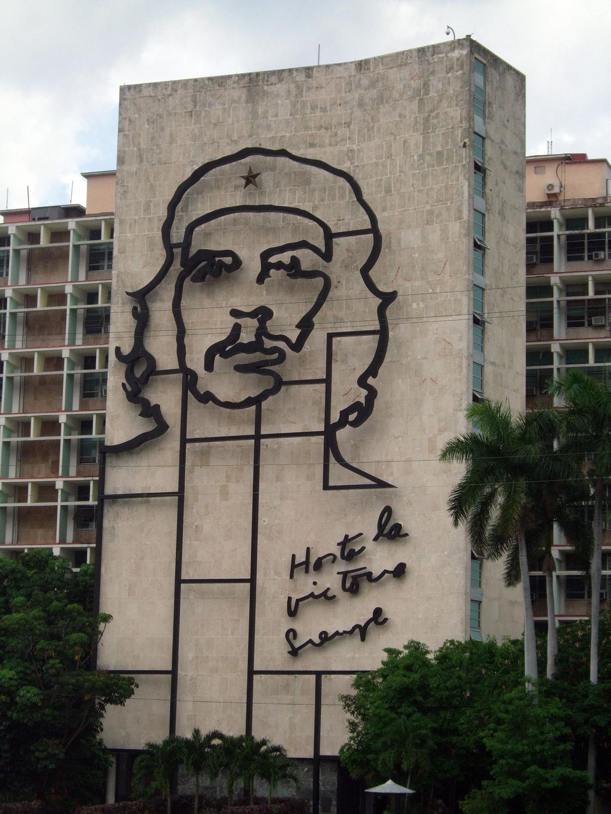 An image of Ernesto "Che" Guevara watches over the Plaza de la Revolución in Havana. Guevara, who participated in political movements in the mid 20th century, remains regarded as a national hero in Cuba. (Adriana Janovich / The Spokesman-Review)