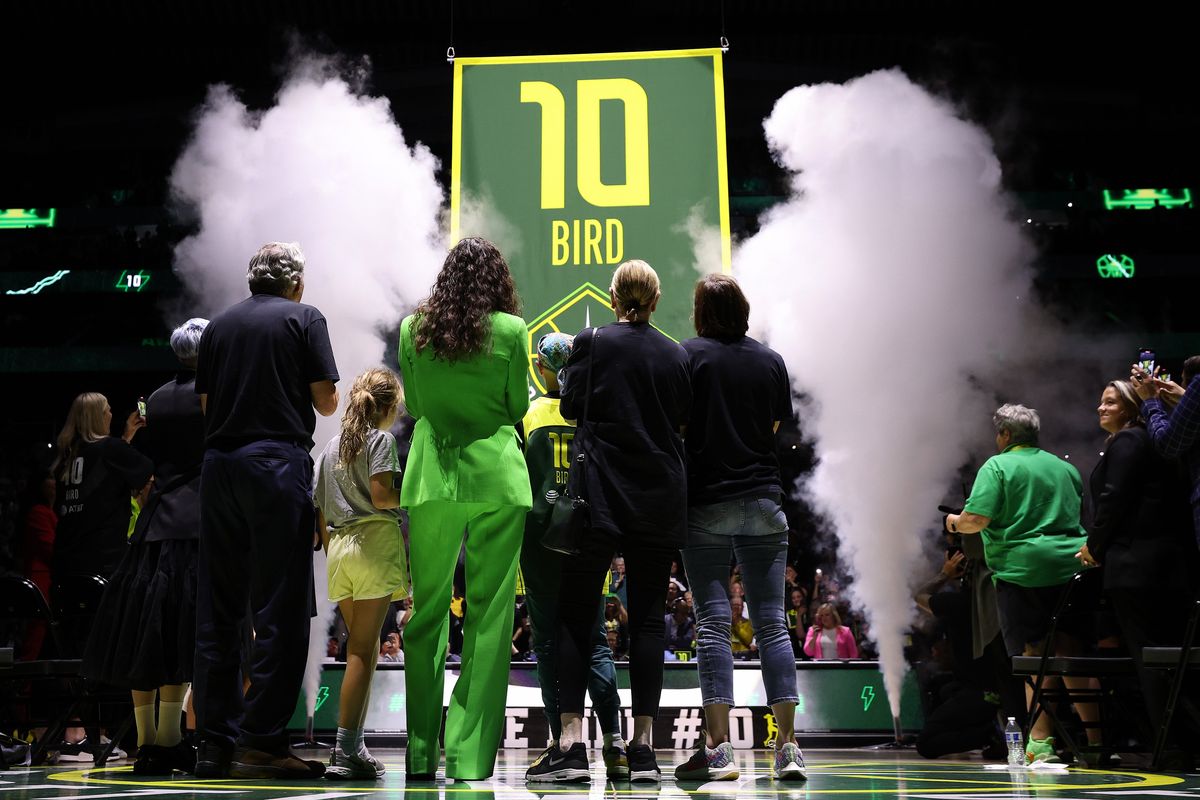 Rally falls short as Storm lose to Mystics on Sue Bird's jersey retirement  day