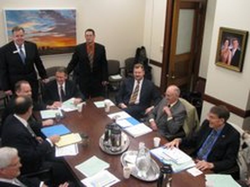 Gov. Butch Otter's stimulus committee, which includes three former governors and five former state budget directors, meets with Otter and his staffers on Wednesday to analyze the federal economic stimulus and what it means to Idaho. Otter then released his plan late Wednesday, and his staff presented it to lawmakers Thursday morning. (Courtesy state of Idaho / Courtesty state of Idaho)