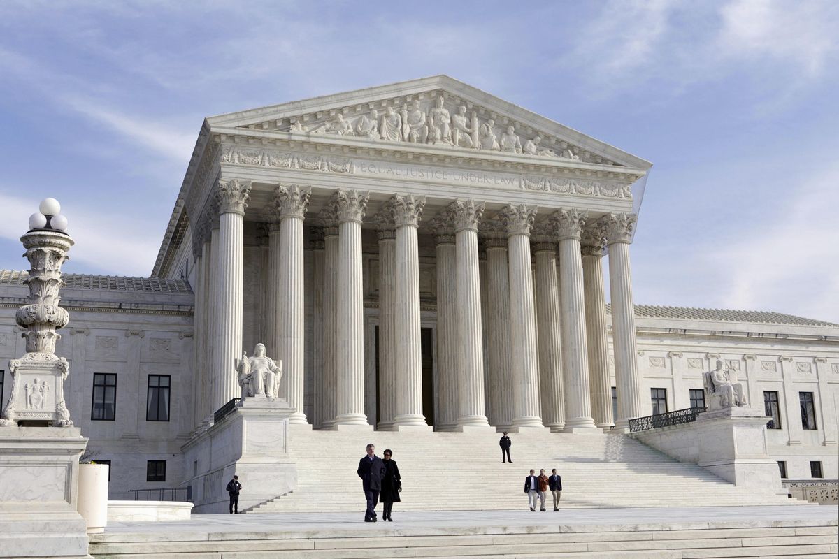 This Jan. 25, 2012, file photo, shows the U.S. Supreme Court Building in Washington. (J. Scott Applewhite / AP)