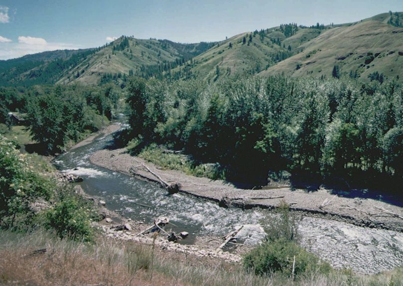 The Tucannon River, flowing out of the Blue Mountains near Dayton, Wash., supports a range of fisheries at adjacent lakes. (Associated Press)