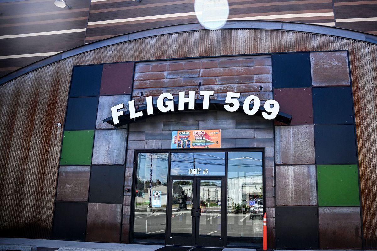 Spokane Valley entertainment center Flight 509 open on Friday, May 29, 2026, announced it will be closing on 6/13.  (Kathy Plonka/The Spokesman-Revie)