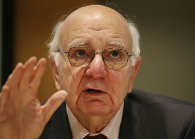 Paul Volcker, chairman of board of trustees of the Group of 30, releases a report by the group that calls for the restructuring of financial institutions and markets. (Associated Press / The Spokesman-Review)