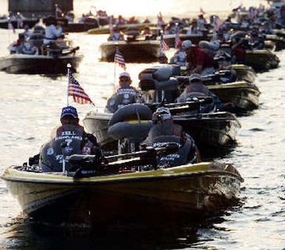 
The Bassmaster Classic tournament began Friday with 47 competitors.
 (Associated Press / The Spokesman-Review)