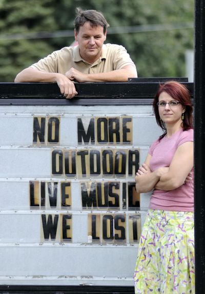 Alan and Shanda Shepherd, co-owners of the Rocket Market on Spokane’s South Hill, shut down the live musical performances at the business over the weekend after receiving a cease-and-desist order from the Spokane Police Department. (Dan Pelle / The Spokesman-Review)